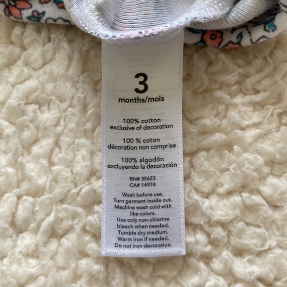 *EUC* Carter’s Baby Girl Sleeveless Floral Print Lace Trimmed Onesies (5-Pack) - Picture 13 of 16